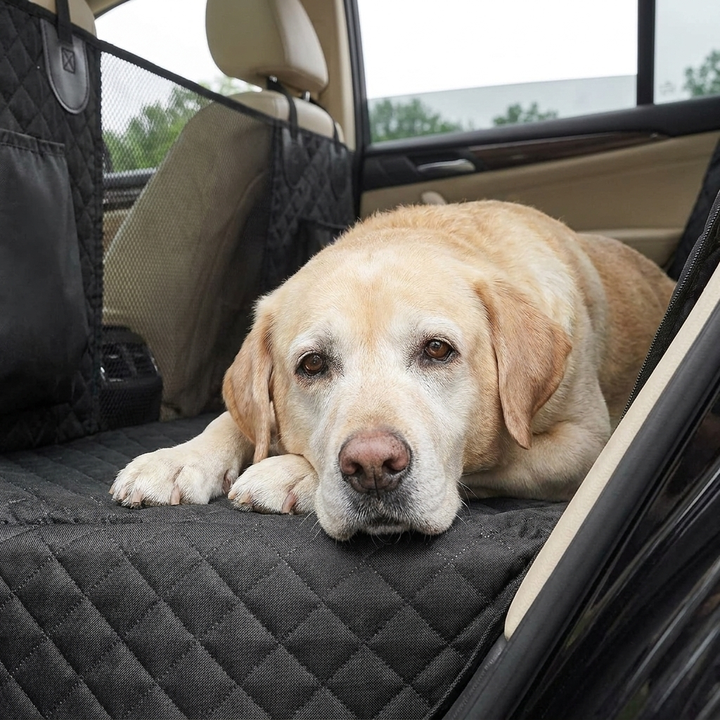 Hard-Bottom Dog Back Seat Extender — One Flat Floor, No Footwell Gap