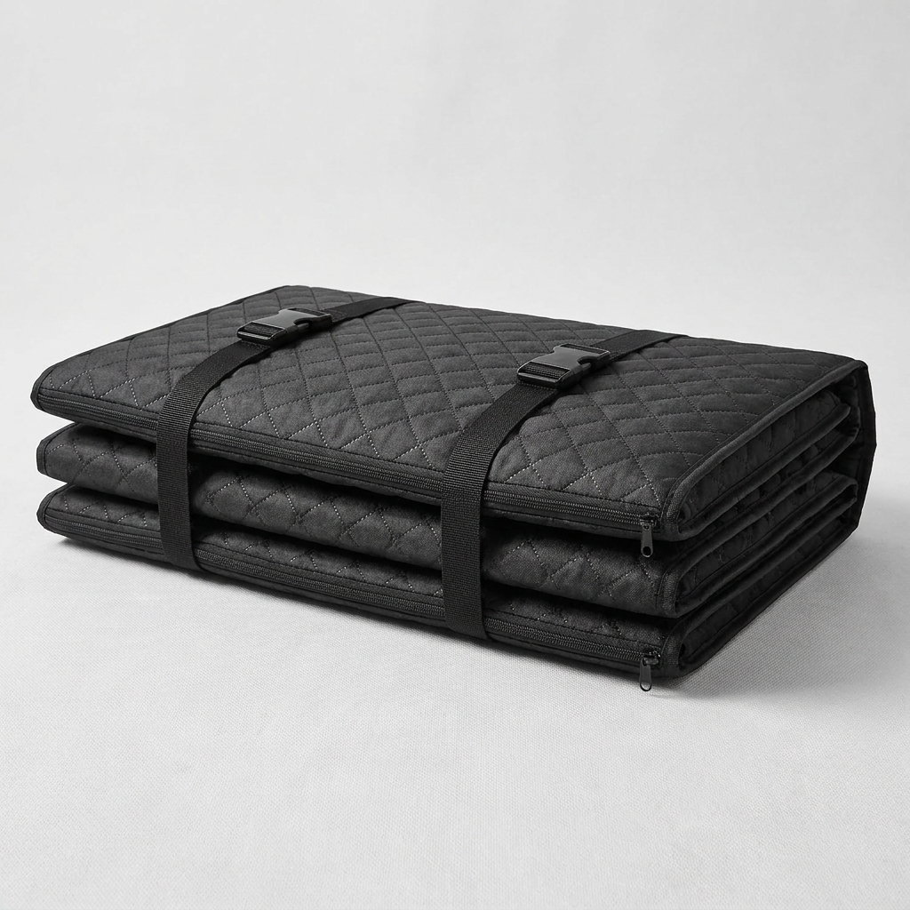 Hard-Bottom Dog Back Seat Extender — One Flat Floor, No Footwell Gap