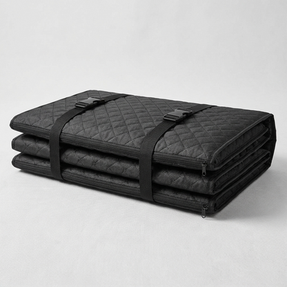 Hard-Bottom Dog Back Seat Extender — One Flat Floor, No Footwell Gap