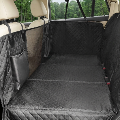 Hard-Bottom Dog Back Seat Extender — One Flat Floor, No Footwell Gap